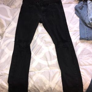 Black skinny jeans